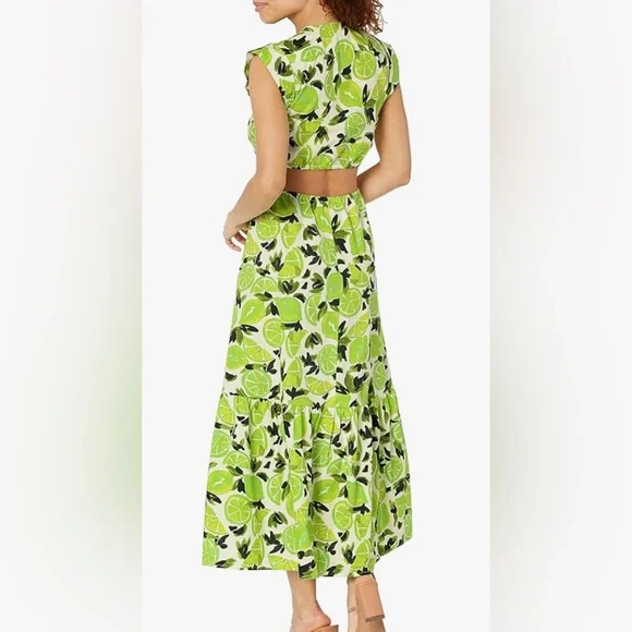 NWT Steve Madden Amanda Cotton Midi Dress Size Large - Picture 2 of 9